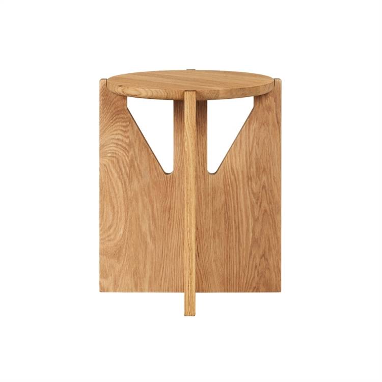 Kristina Dam Studio Simple Skammel Warm Lacquered Oak