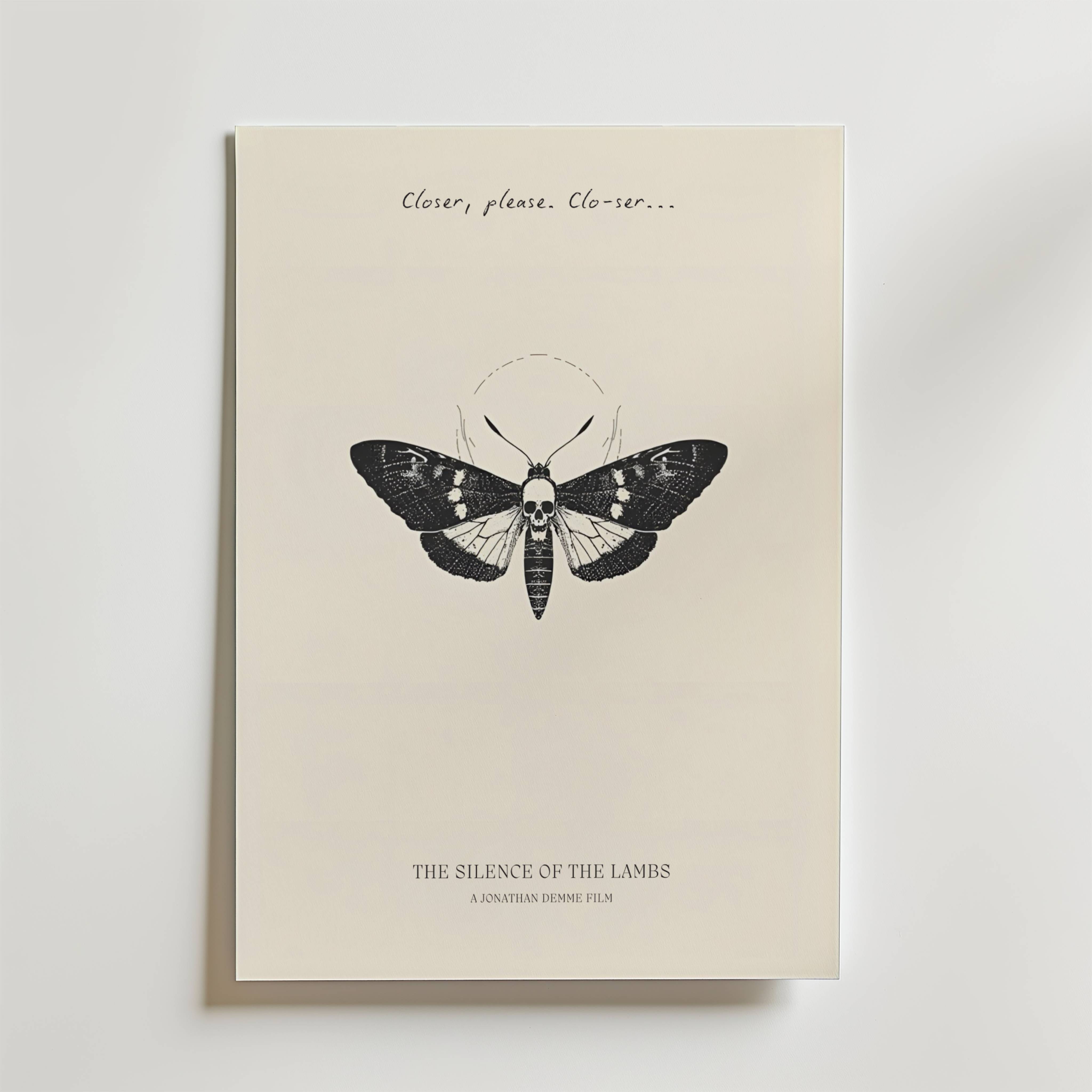 The Silence of the Lambs Poster - Premium Canvas 70x100 cm