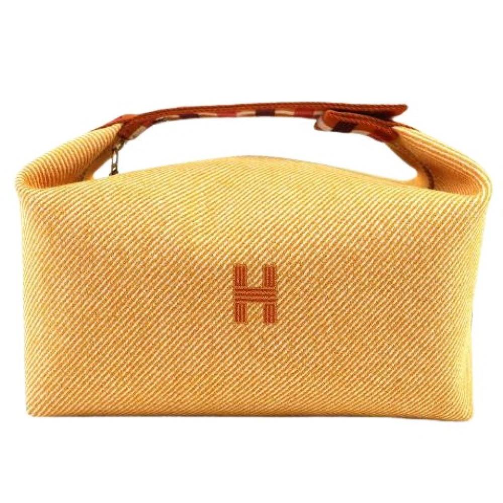 Hermès Vintage Pre-owned Bride-A-Gm Lær Håndtaske - Vintage - Herre - Gul - ONE SIZE - Bomuld