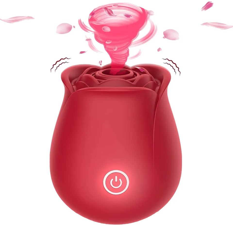 Sucking Sextoy Rechargeable Waterproof Adult Toys Rose Vibrators adult sex toys penis silicon enhancement tool [in stock