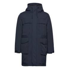 Apex Canvas&#x99; Long Padded Coat - Grs Parka Jakke Navy Knowledge Cotton Apparel