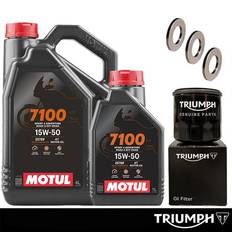 Triumph Servicekit | Rocket 3 | GT | R | 5L Olja | Oljefilter | Oljebrickor 14mm, Triumph Servicekit 5L