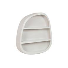 Bokhylla Home ESPRIT Vit Trä MDF 100 x 18 x 100 cm Vägg