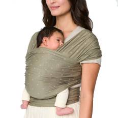 Ergobaby Aura Wrap Knit Strækvikle, Olive Diamonds