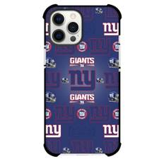 NFL New York Giants Phone Case For iPhone Samsung Galaxy Pixel OnePlus Vivo Xiaomi Asus Sony Motorola Nokia - Team Logo Pattern On Blue Background