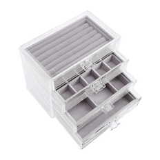 XL Akryl Smykkeopbevaring & organizer Flere Farver