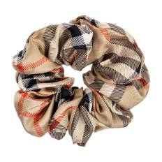 Burberry, Tilbehør, Dame, Beige, ONE SIZE, Silke hår scrunchie