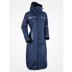 Uhip - Trench Long Coat Navy - 34 - Bl&#xE5;