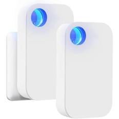 Ion Luftrensere til hjemmet, stikprop, Plug-in luftionisatorer til hjemmet, bærbar og lydløs ionisk luftrenser til soveværelse, toilet, kontor, køkken og kæledyr (2)