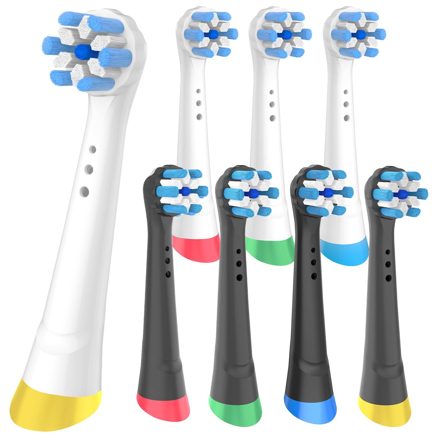 4/8pcs Replacement Brush Heads Compatible with Oral-B IO 3/4/5/6/7/8/9/10 Series Electric Toothbrush