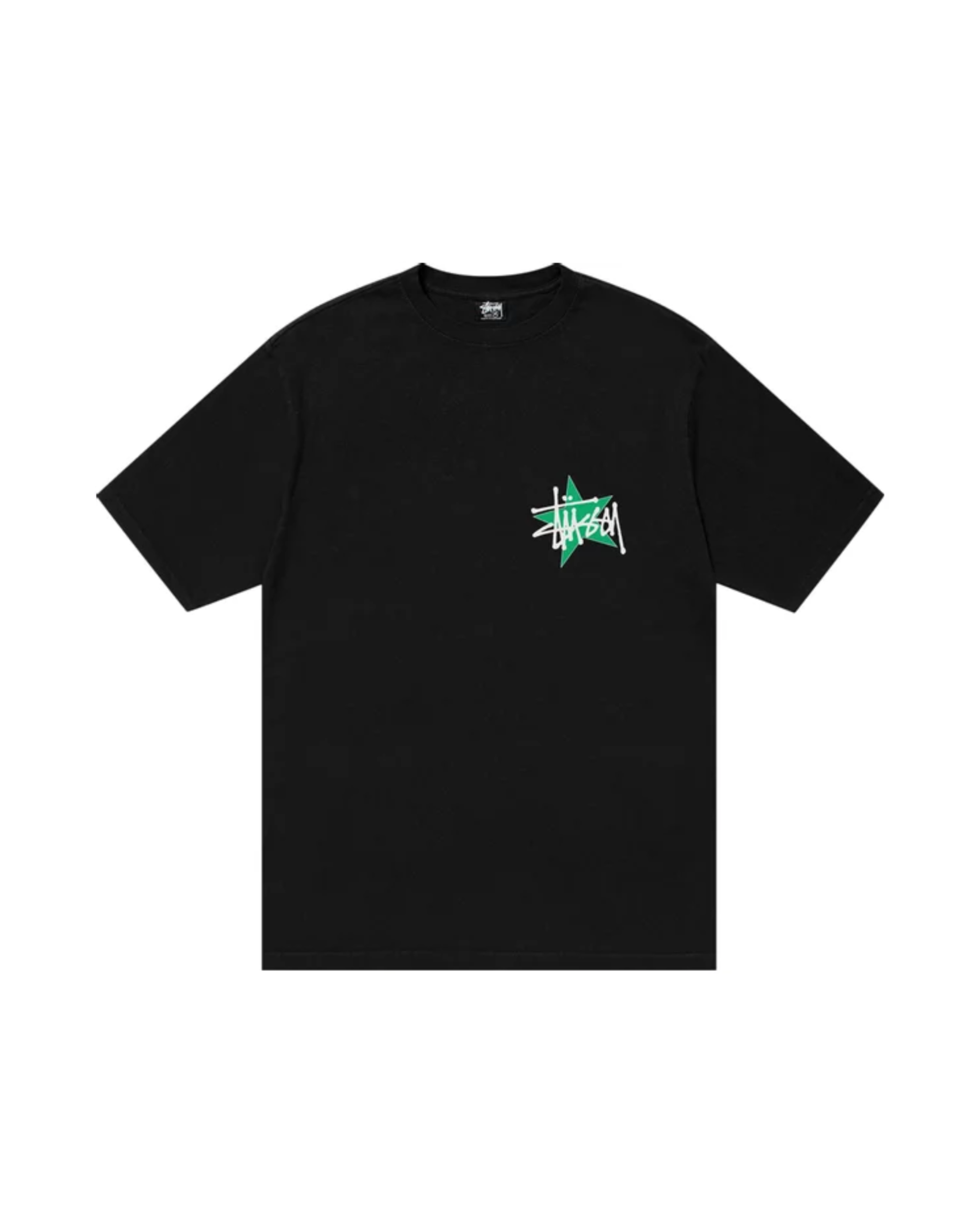 Stussy Star Pigment Dyed Tee Black - XL