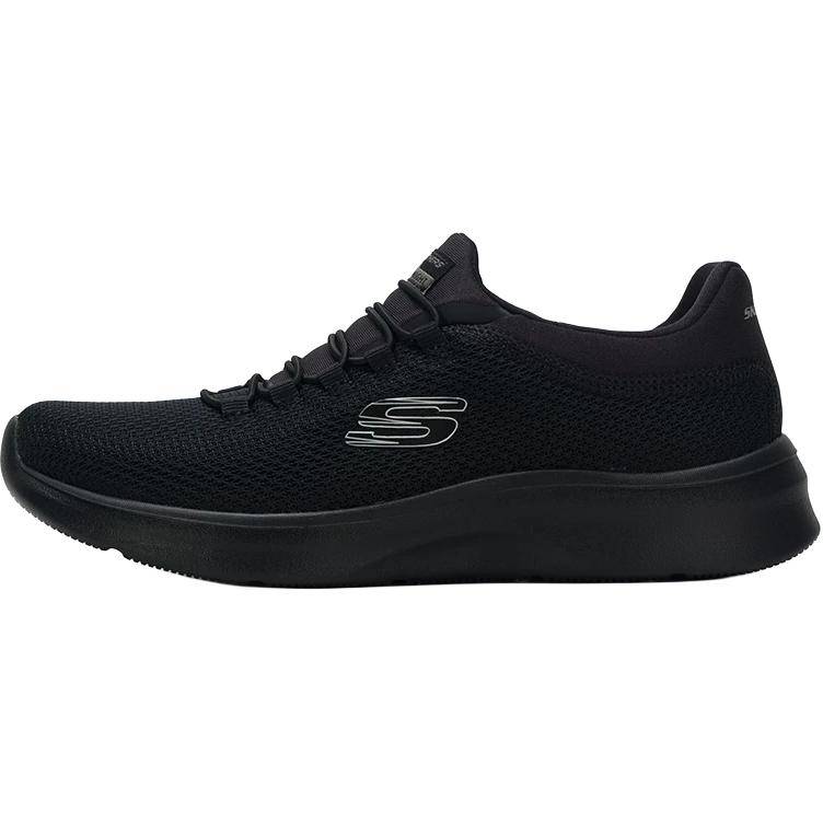 Skechers Memory Foam Bekväma Stötdämpande Andningsaktiva Lätta Låga Casual Skor Dam Sneaker Svart 897993-BBK cm black