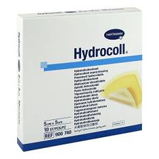 Hydrocoll Thin 5 x 5 cm. - Hydrokolloid Bandage, steril - 10 stk.