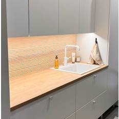 LED-listpaket Bänkbelysning AGGE - Vit profil, 4000K / 200 cm