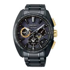Seiko Astron KOJIMA Limited Edition GPS Solar Black Dial Black PVD Titanium Bracelet Men's Watch SSH097J1