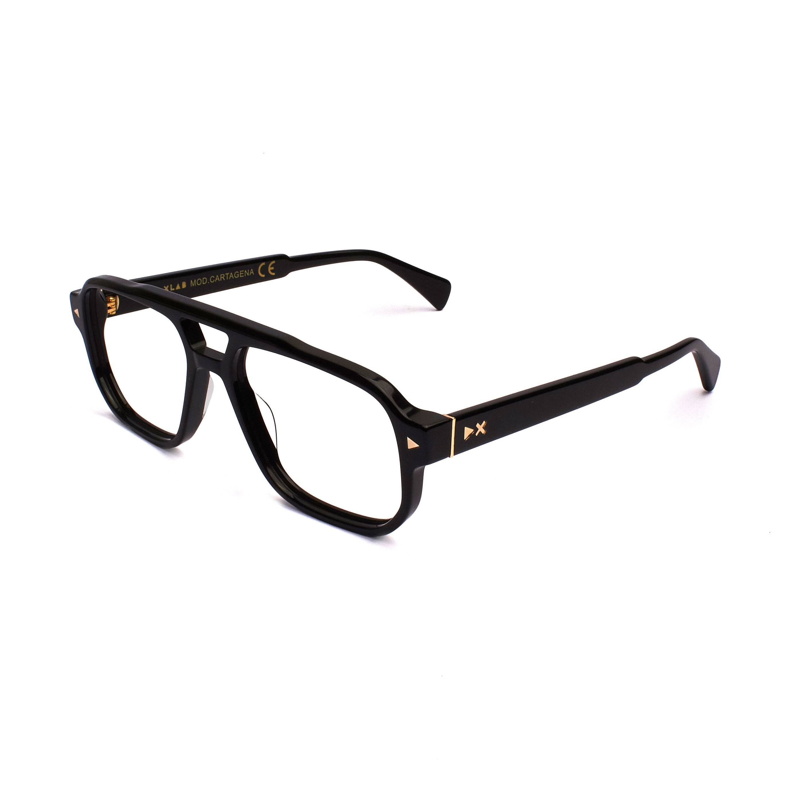 XLAB Unisex XLAB Cartagena Optiska bågar Acetat Gul Fyrkantig Antireflex Antireflex