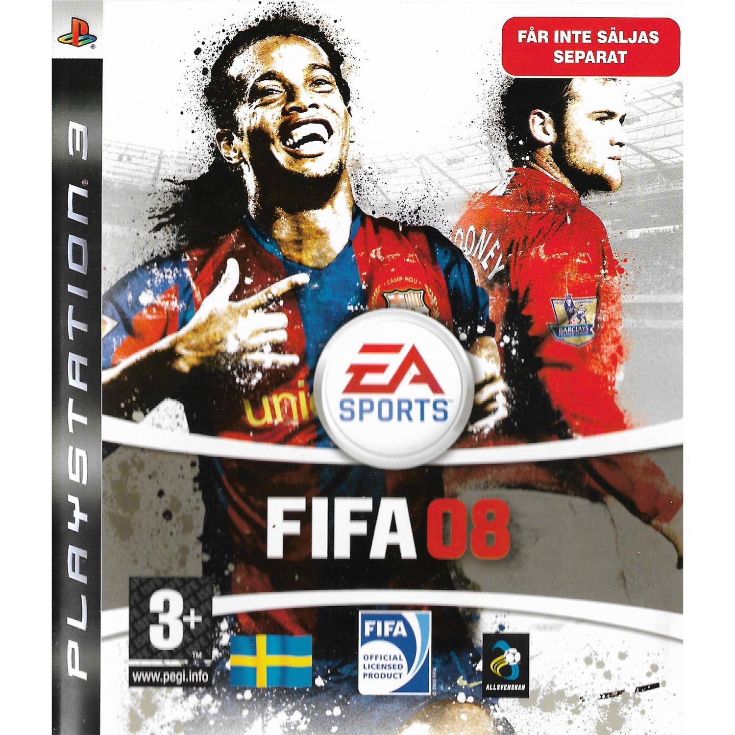 FIFA 08 Playstation 3 PS3 Bundle Copy Swedish (Begagnad)