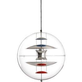 VERNER PANTON - GLOBE LOFTLAMPE - ALUMINIUM -Ø40