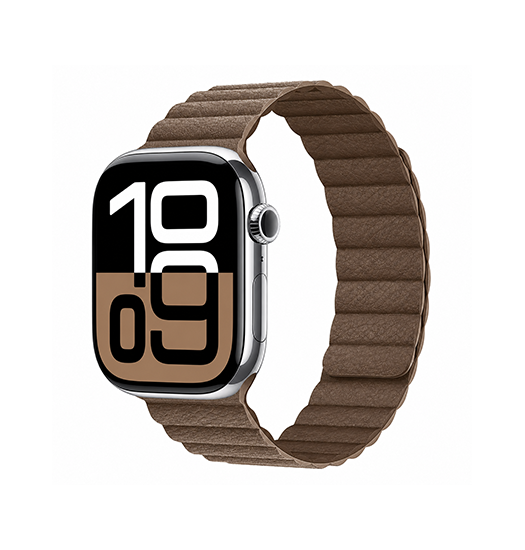 Apple Watch (38/40/SE/41/42mm) - Valence™ Loop Læder Rem - Brun