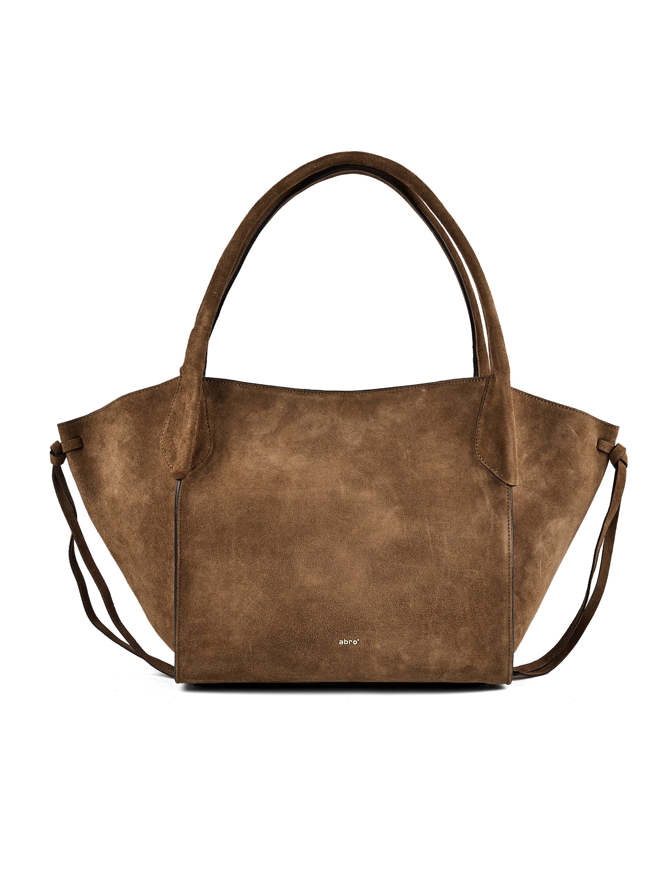 abro Vibe Skuldertaske Læder 57 cm  Brun