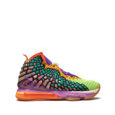 Nike - Lebron 17 höga sneakers - unisex - gummi/Tyg/Tyg - 9 - Lila