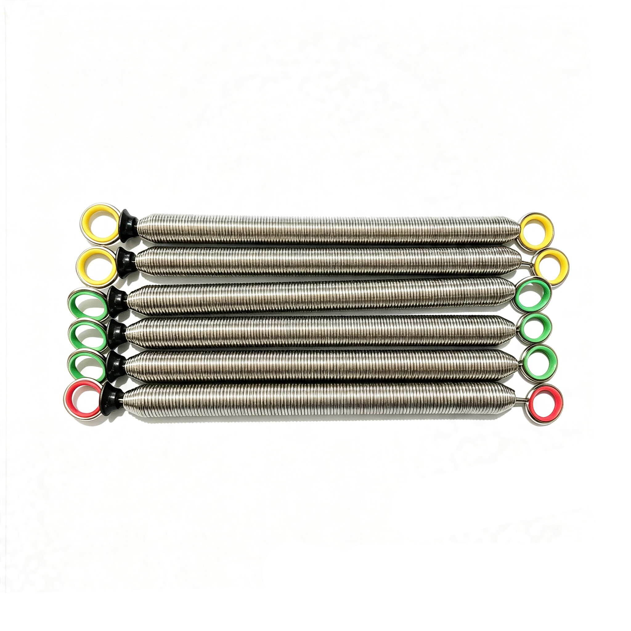 1PC Nickel Plated Music Wire Steel Pilates Reformer Tension Spring Anti-Rust Color Coded Rings Spring for Pilates Machine Gym Ac