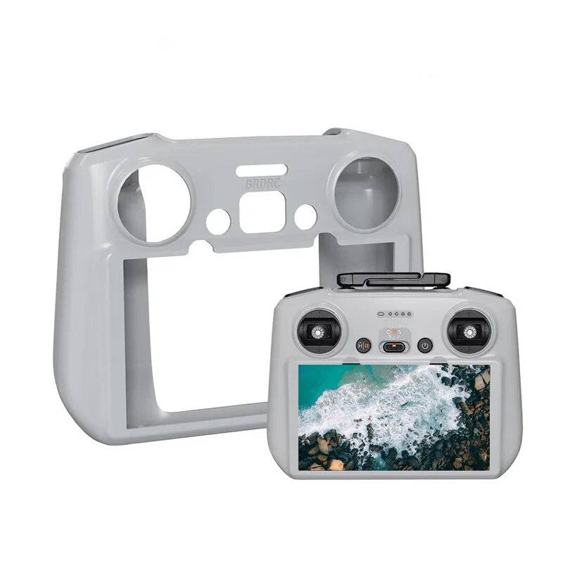 BRDRC RC 2 Skärmenhet Fjärrkontroll Silikon Skydd Cover Skal Sleeve för DJI AIR 3 Drone