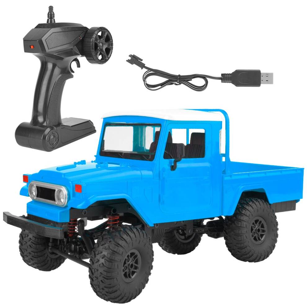 4x4Offroad fjernstyret lastbil RC rock crawler med proportional styring terrængående fjernstyret køretøj med LED-forlygter stødabsorberende