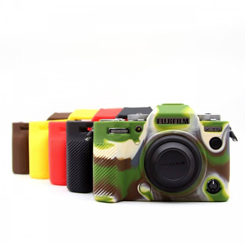 Silikonkamerafodral Skydd för Fujifilm X-T5 Spegellös - Stötsäkert Repskyddande Skyddsfodral I Flera Färger