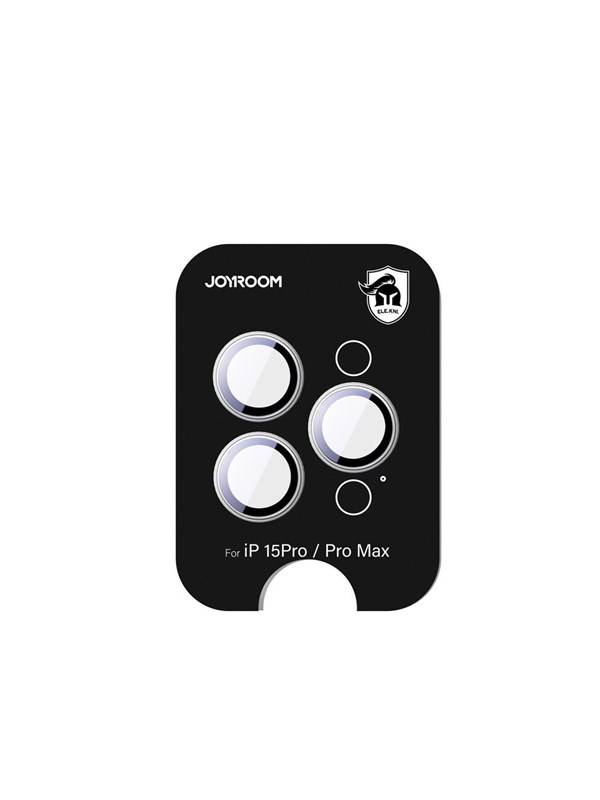 Joyroom JR-MFY0254 Glass Screen JR-MFY0254 Glass Screen Protector for iPhone 15 Pro/15 Pro Max Lenses - Titanium
