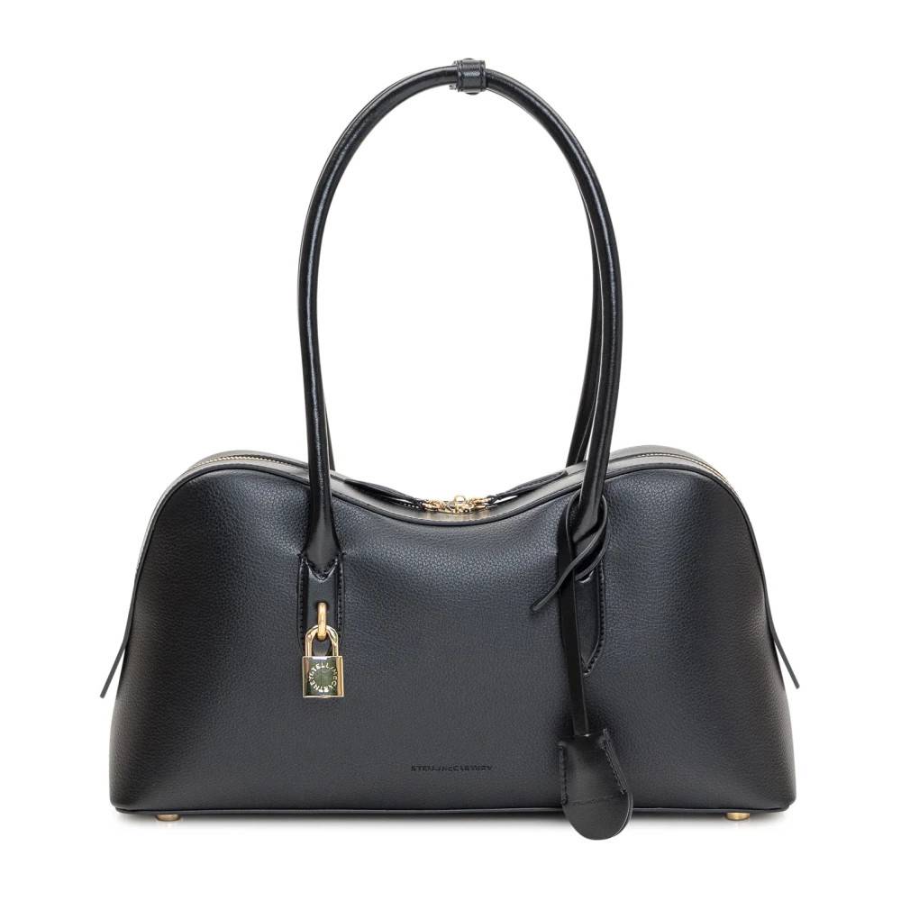 Stella McCartney Ryder Skuldertaske - Tasker - Dame - Sort - ONE SIZE - Uld