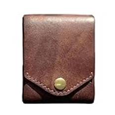 Retro Wallet, Leather Wallets for Men, Thin Pocket Wallet, Stylish Wallet, Slim Minimalist Card Holder, Thin Multifunctional Pocket Wallets, PU Leather, 3.94x3.15x1.14 inches for Men, Compact Design