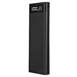DIY Power Bank Box, 22,5W 50000mAh 10 Sektioner Batteriladdare Typ C Snabbladdning Power Bank med LED-ficklampa, Mobilt Power Case Kit