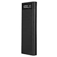DIY Power Bank Box, 22,5W 50000mAh 10 Sektioner Batteriladdare Typ C Snabbladdning Power Bank med LED-ficklampa, Mobilt Power Case Kit