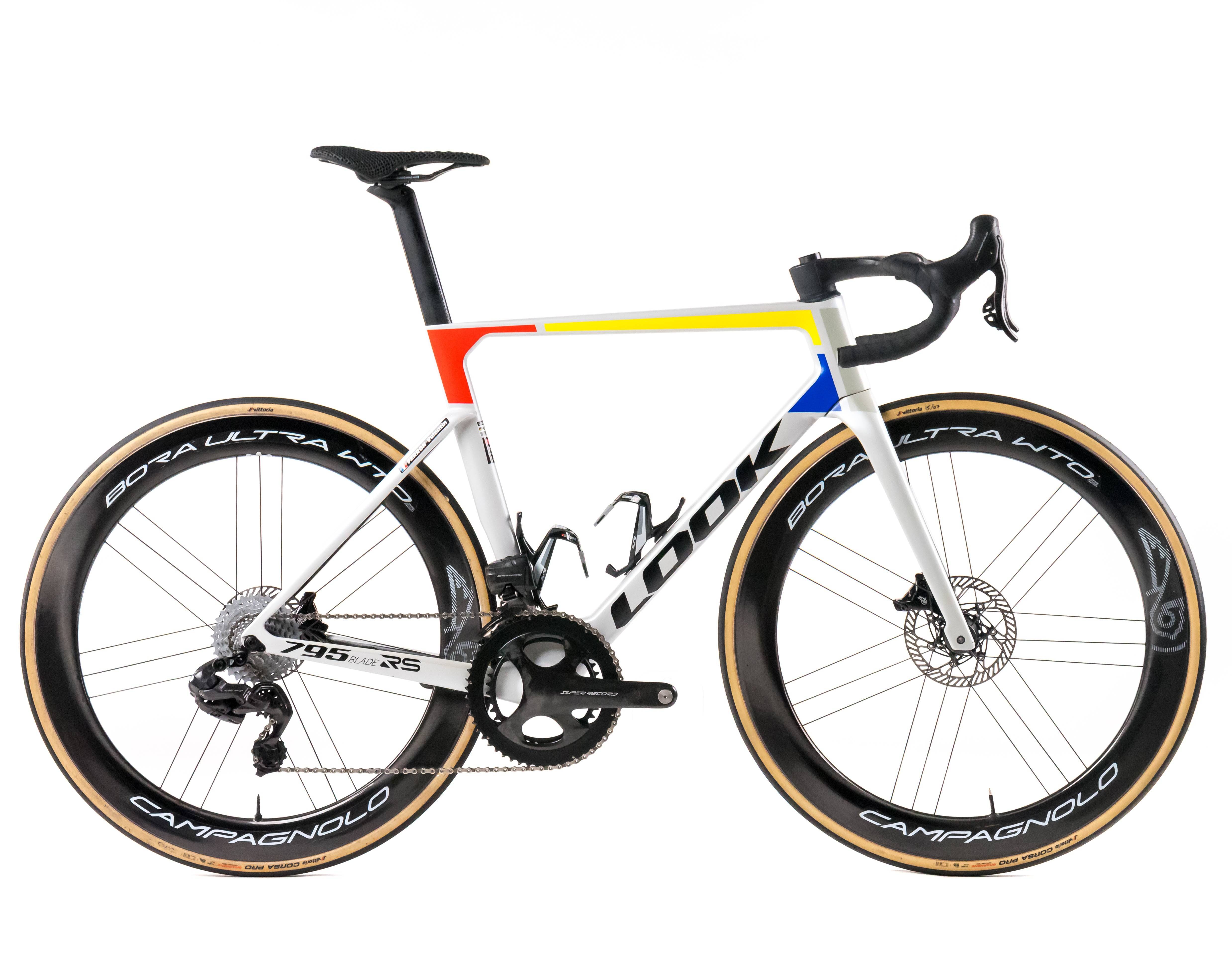 Look 795 Blade RS 2025 Team Cofidis Ferron Valentin size M Campagnolo Super Record WRL 2x12sp - Bikeroom / M / Iconic Platinum White (M)