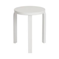 Stool 60 - Lacquered White