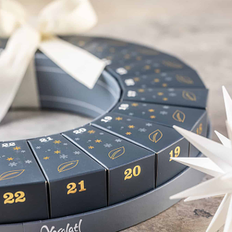 Xocolatl Rund Chokolade Julekalender til 2 pers.