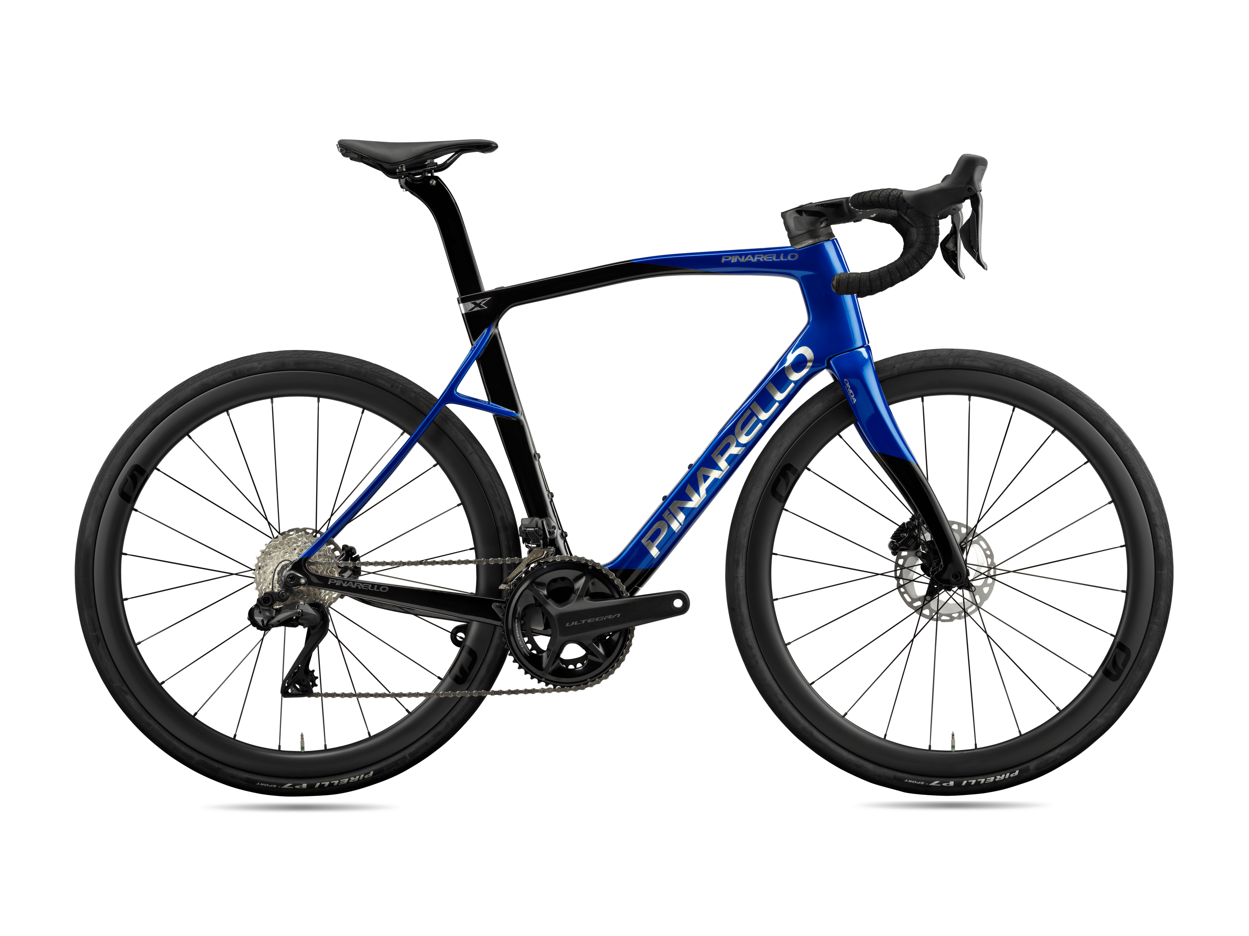 Pinarello X7 2024 - Shimano Ultegra Di2 2x12sp - MOST Ultrafast 45 - 069 / 430 / Nero/Blue