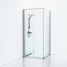 SVEDBERGS Profilpaket Hörndusch skoga vikbar/fast (Kulör: Aluminium blank)
