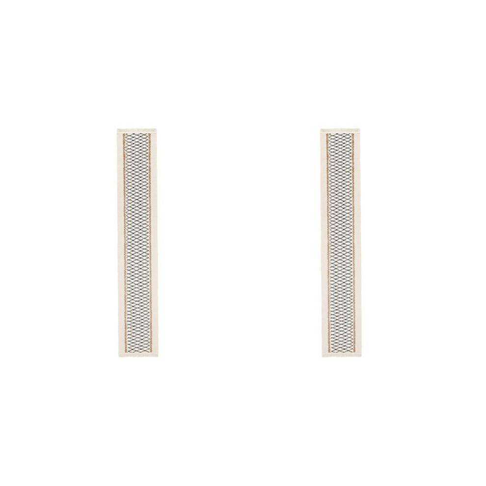 2X Bohemian Dining Table Runner - Jute Burlap Natural Table Runner 72 Inches Long, Farmhouse Style Braided Table Runner