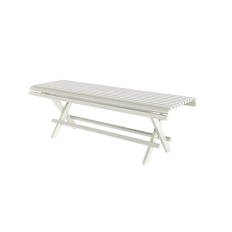 Havebænk Sundborn - Sekelskifte 125 cm - FP = Perlegrå