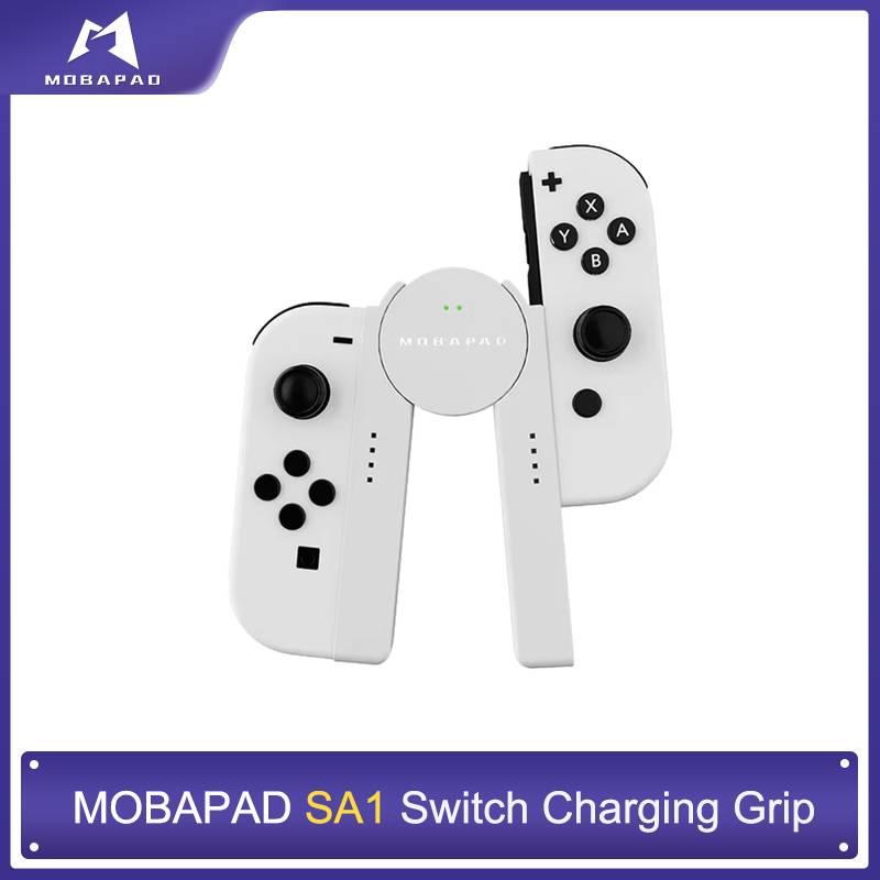 MOBAPAD SA1 Switch Charging Grip for Nintendo Switch Adjustable Charging Stand Play While Charging Compatible Mobapad M6 HD
