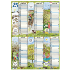 Plakatkalender 2025 - 50 x 70 cm.