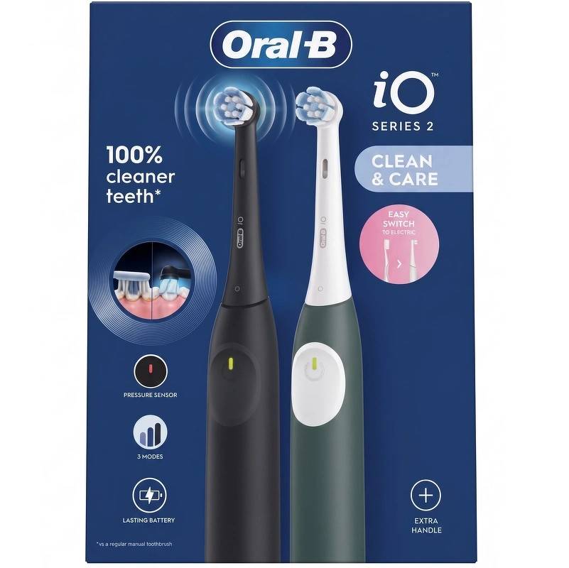Oral-B iO2 Duo - sort & Green