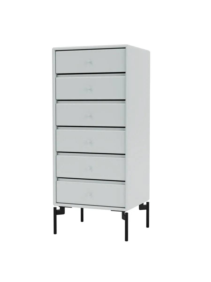 1362 Skuffemodul inkl. ben fra Montana Oyster / Black - Jacobsen Plus