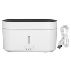 300ml Flame Aroma Diffuser Atomizing Aroma Humidifier USB Powered Humidifier with LED Light