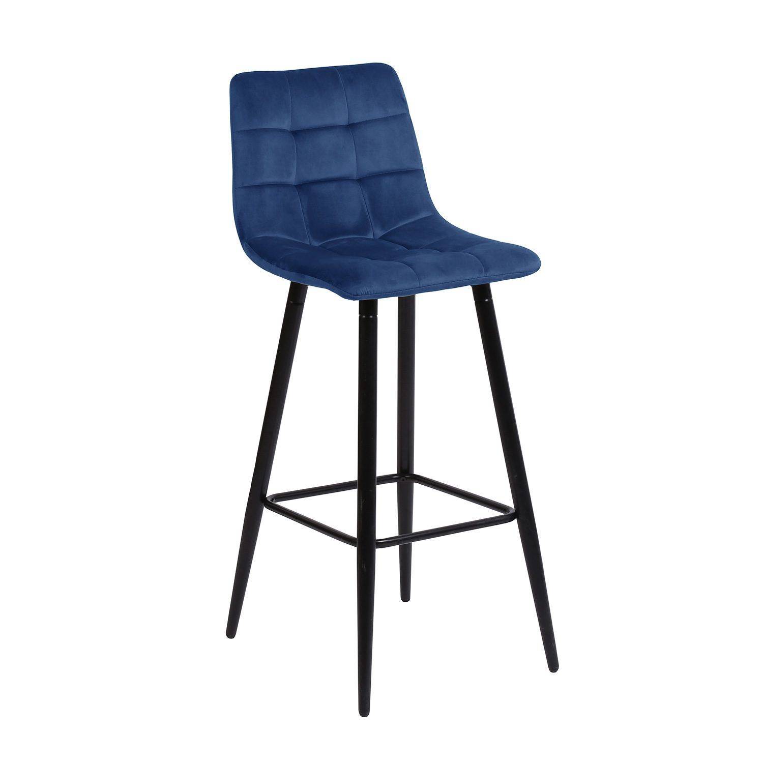 Barstol HOME4YOU Chilli 100x40xh115 cm, Sortmørkeblå