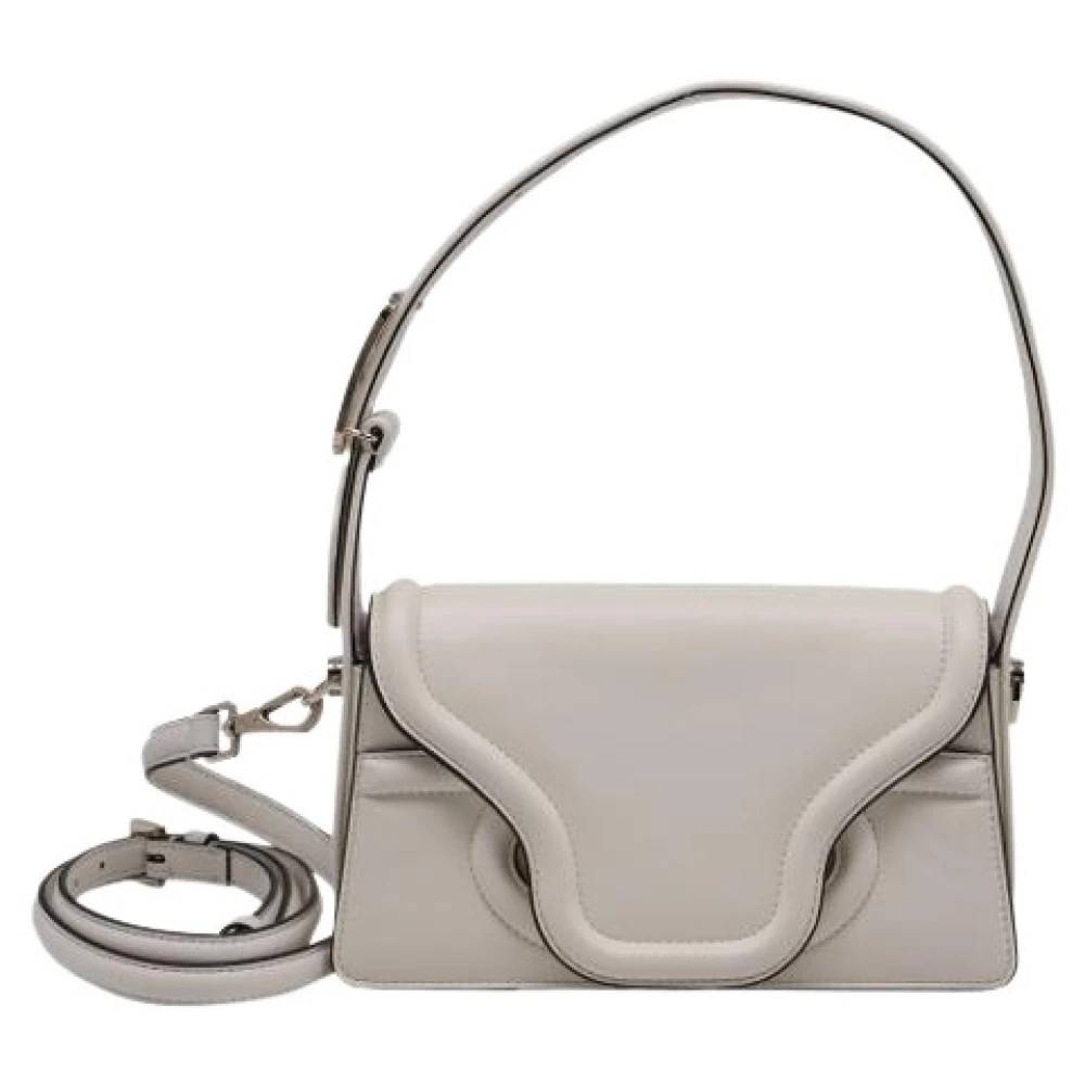 Valentino Vintage Pre-owned Lille Le Petit Deuxième Skuldertaske - Vintage - Dame - Grå - ONE SIZE - Uld