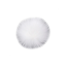 Pompon / Kvast 10 cm Garn-universet - Hvid