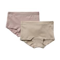 Magasin Ava Hipsters 2pack Organic Gots Stl. 3 år / 98 cm fepojkar Trosor - Adobe Rose (3 år / 98 cm)